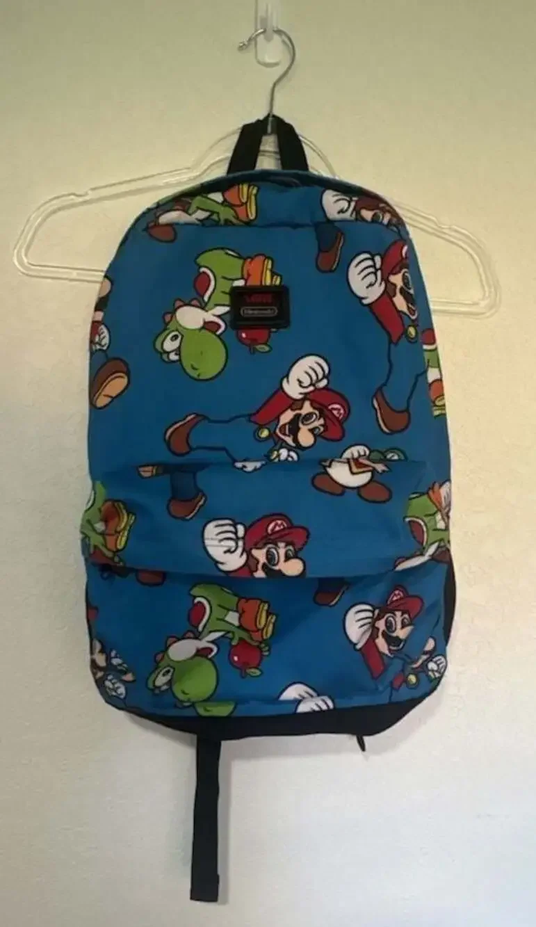 Vans x Nintendo Mario and Yoshi Allover Print Backpack